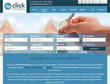 Tablet Screenshot of clickthatproperty.com